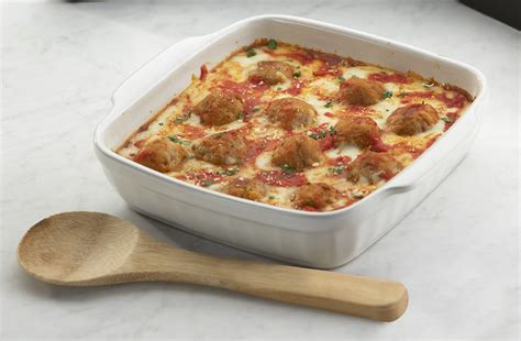 Gluten-Free Meatball Marinara Bake Recipe | Rosina Food Products