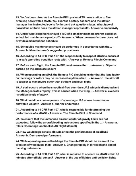 Image result for FAA Part 107 Test Questions