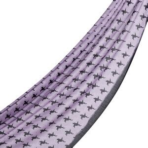 Fig Purple Stylized Houndstooth Patterned Scarf | Ipekevi