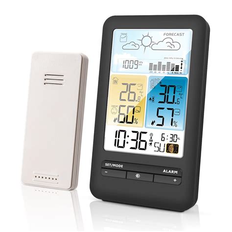 Buy Weather Station, Indoor Outdoor Thermometer, Humidity Temperature ...