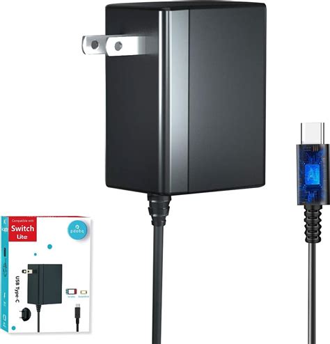 Amazon.com: Charger for Nintendo Switch with 5FT Charging Cable, AC ...