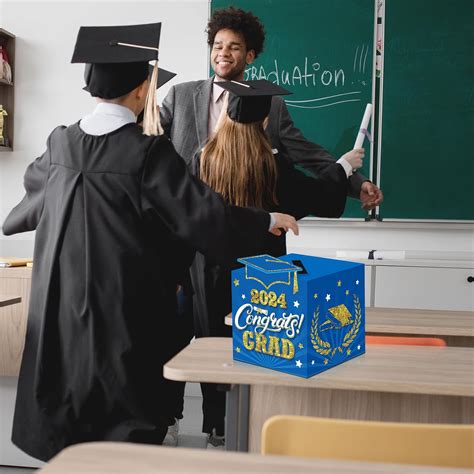 Algpty Graduation Wish Cards with Blue and Gold Graduation India | Ubuy