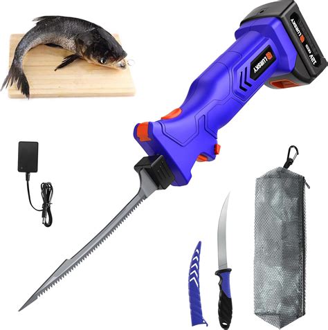 Amazon.com: LURSKY Electric Fillet Knife suit- Cordless Rechargeable ...