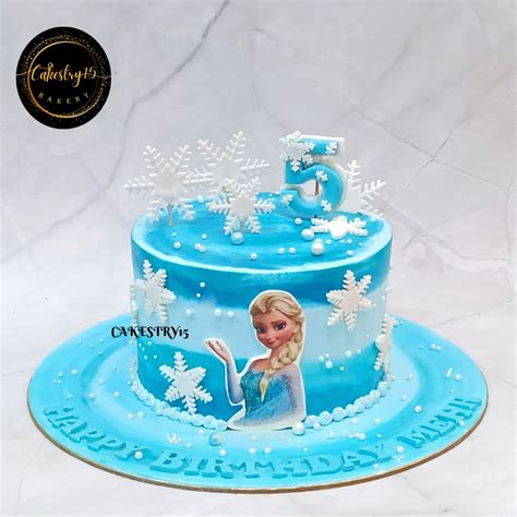 Frozen Magic 1kg Butterscotch Cake – CAKESTRY15