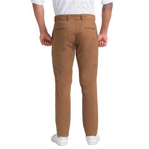 Men Brown Lrt Fit Solid Cotton Blend Trouser – MyRaymond