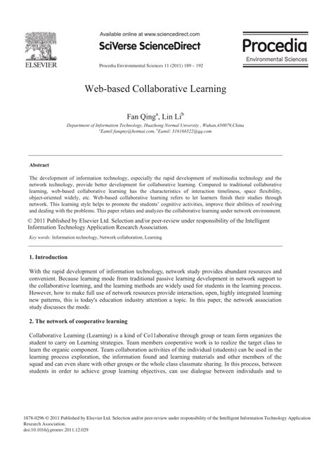 Image result for Web-Based Collaborative Learning