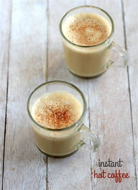 different types of hot coffee recipes