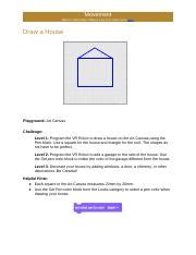 How to Draw a House Using VEX Code VR Using the Art Canvas 的图像结果