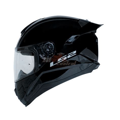 LS2 FF802 Flash Solid Black Gloss Helmet– Moto Central