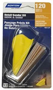ALI INDUSTRIES 50230-038 80 Grit Hook & Loop Detail Hand Sanding Kit ...