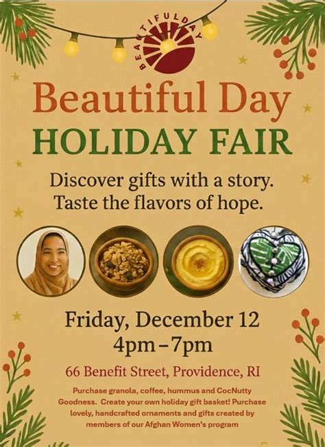 3rd Annual Holiday Fair, 66 Benefit St, Providence, RI, United States ...