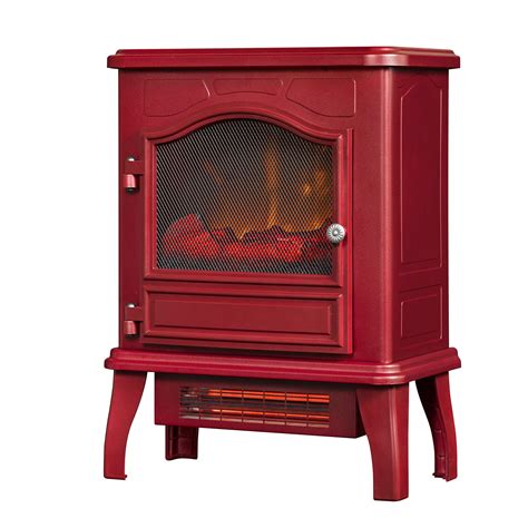 Buy 5,200 BTUs Realistic Flame Effect Vintage Floor Heater, Infrared ...