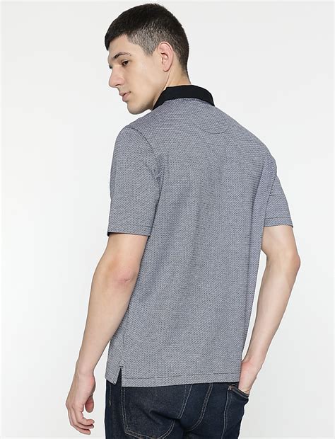 Buy Pure Cotton Self Design Polo T-Shirt at Marks & Spencer