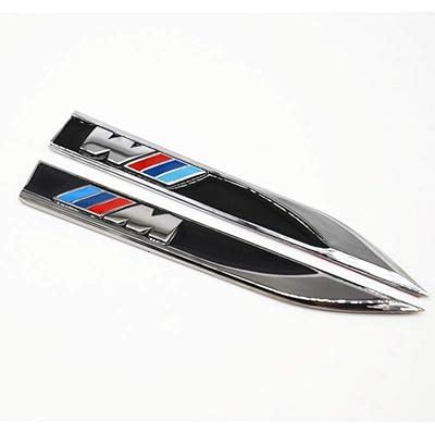 Buy Fender Logo Emblems Sticker Badge Decal,1Pair 3D Metal Auto Car ...