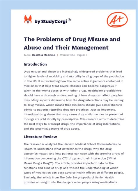 Example of Drug Misuse 的图像结果