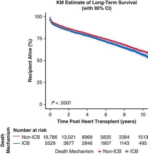Heart transplant survival and the use of donors with intracranial ...