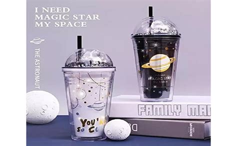 YBN Sipper With Straw, Space Theme Tumbler With Straw - Fun And Bpa ...