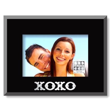 Sixtrees XOXO Rhinestone Frame, 4 by 6-Inch, Black : Amazon.in: Home ...