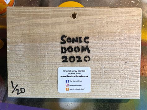 Sonic Doom - Streetfighter 2 - Chun Li - On ash wood - Signed Limited ...