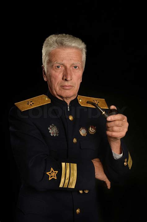 Military mature general | Stock image | Colourbox