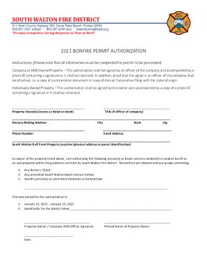 Fillable Online www.swfd.orgbeach-safetybeach-bonfiresBeach Bonfires ...