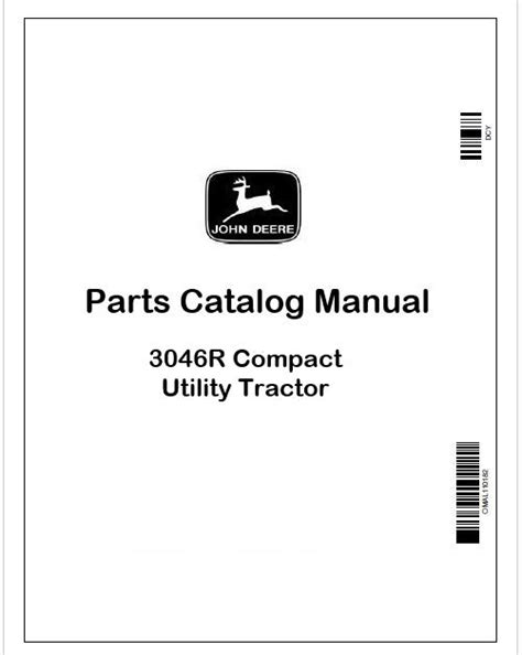 John Deere 3046R Tractor Parts Catalog Manual PDF PC16678