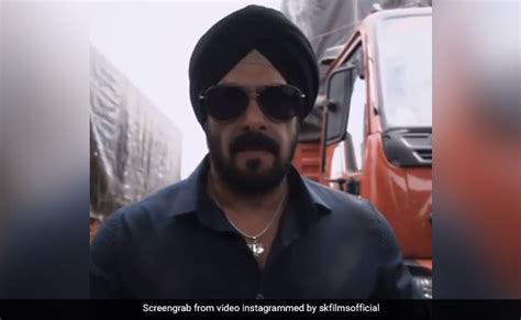 Salman Khan Start Anitm Film Shooting As Sikh Policeman Ayush Sharma ...