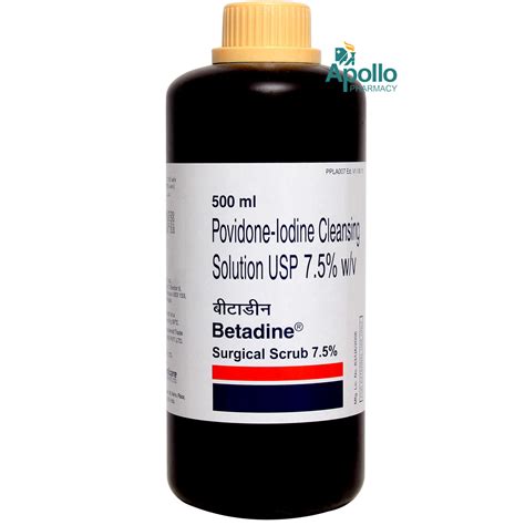 BETADINE SCRUB 500ML Price, Uses, Side Effects, Composition - Apollo ...