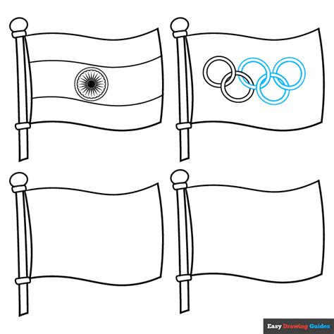 How to Draw a Flag - Really Easy Drawing Tutorial