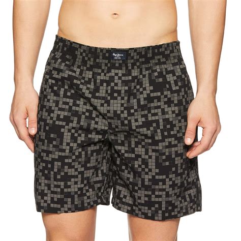Pepe Jeans Men's Cotton Relaxed Printed Boxers (Pack of 1) (ATB02_Pixel ...