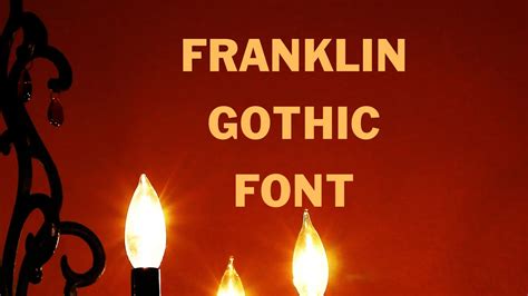 Franklin Gothic Font Free Download