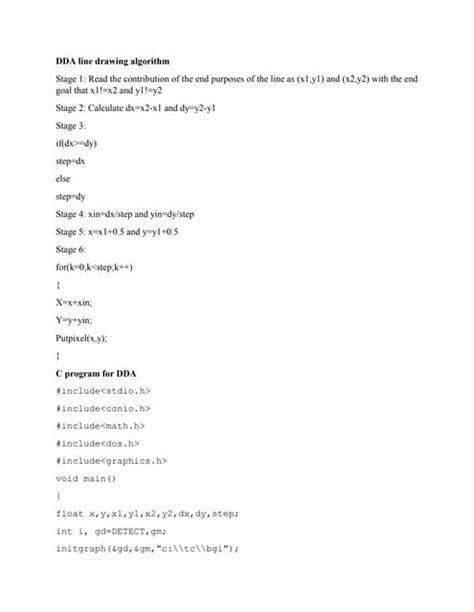 Image result for Line Algorithm Short Notes