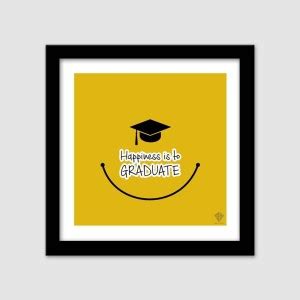 Happy Graduation Laminated & Framed Wall Mounted Photographic Paper ...