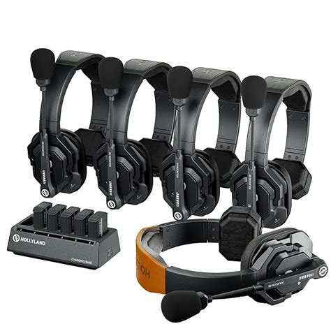 Hollyland Solidcom Se-5S 5-Person Wireless Headset Intercom System ...
