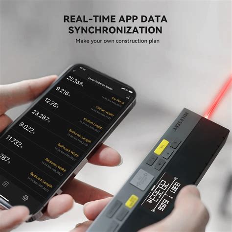 Buy Bilateral Laser Measurement Tool,MiLESEEY 390Ft Laser Measure with ...