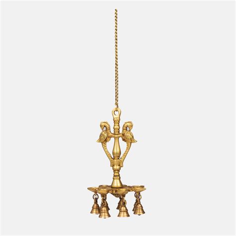 Brass hanging lamp and bell – Artefacts