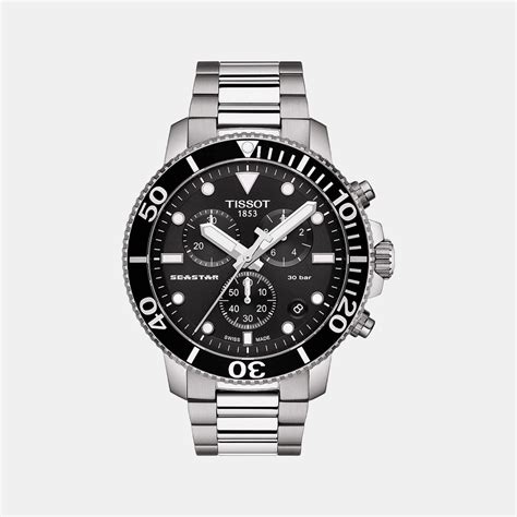 Tissot Seastar Men Grey Chronograph Watch T1204171105100 – Just In Time