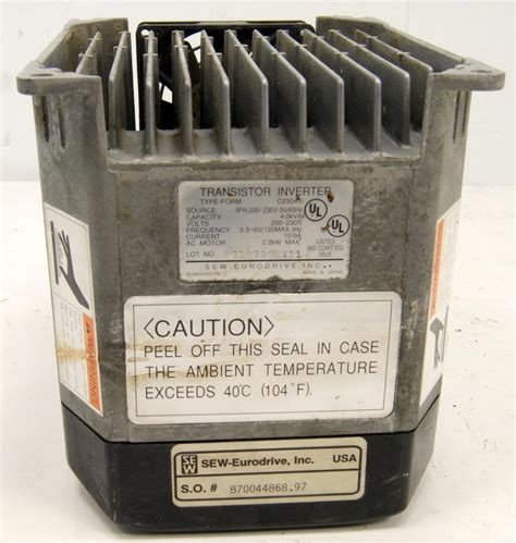 SEW-Eurodrive C2302.0 Transistor Inverter Drive / | Ubuy India