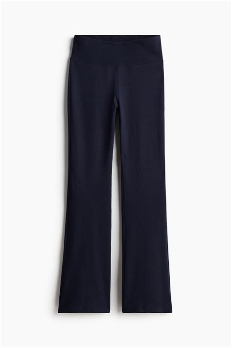 Flared Leggings - Navy blue - Ladies | H&M US