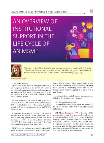 Page 23 - MSME BULLETIN 2022 NEW LAYOUT 19082022.indd