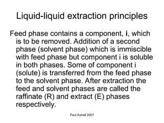 Image result for Liquid–liquid Extraction Principles