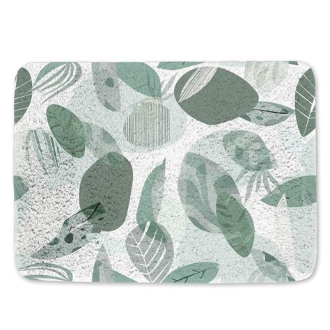 Bay Isle Home™ Leaves Bath Mat Nature motif Bathroom Decor Subtle ...