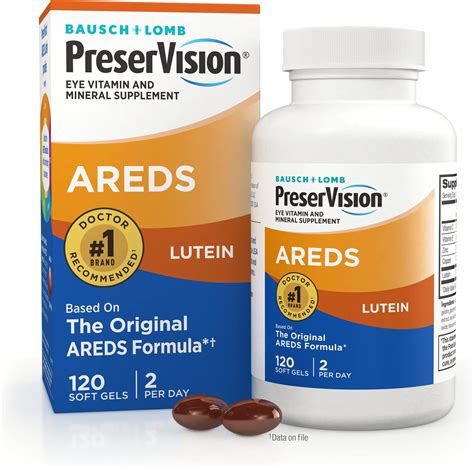 Amazon.com: PreserVision AREDS 2 Eye Vitamin & Mineral Supplement 210 ...