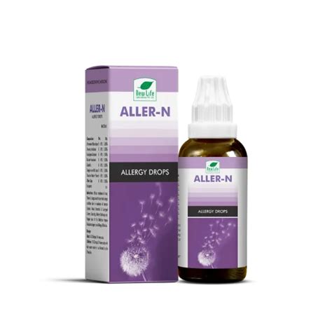 New Life Aller-N Drops for Cold Allergy and Rhinitis – Homeomart