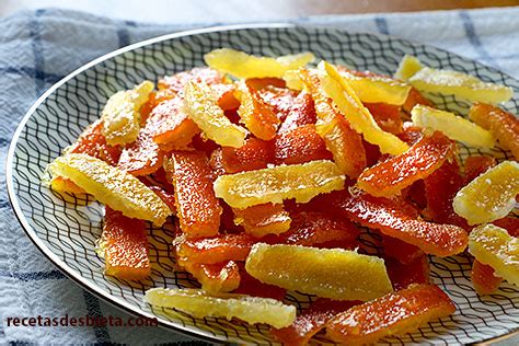 Fruta escarchada en 1 solo día - Receta fácil - Recetas de Esbieta