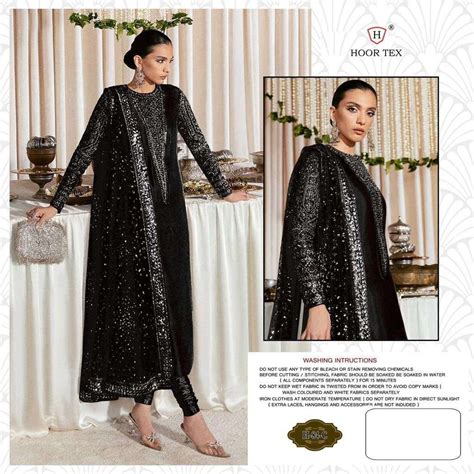 HOOR TEX HIT DESIGN H-84-C BY HOOR TEX DESIGNER FESTIVE PAKISTANI SUITS ...