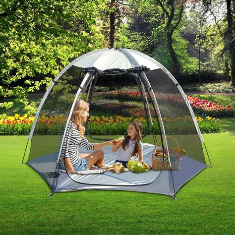 Hltser Screen Tent with Floor Outdoor Camping Tent Screen Houses for ...