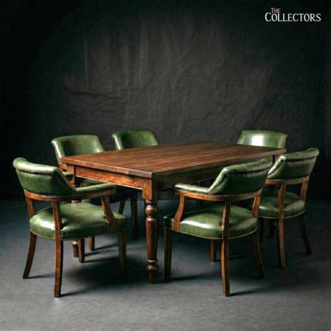Shop The Marlborough Regency Leather Luxury Dining Set Online in India ...