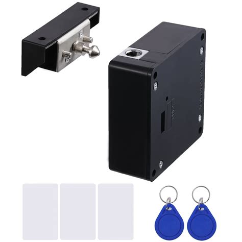 Electronic Cabinet Lock Kit Set with RFID Card and Tag Entry - Hidden ...