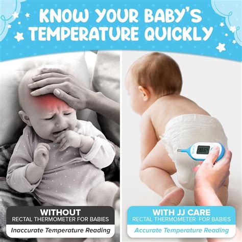 JJ CARE Rectal Thermometer for Babies with LCD India | Ubuy